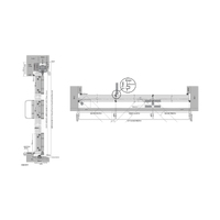 Cowdroy Allweather External Bi-Folding Kit 90kg 5 doors (3+2) 6000mm ...