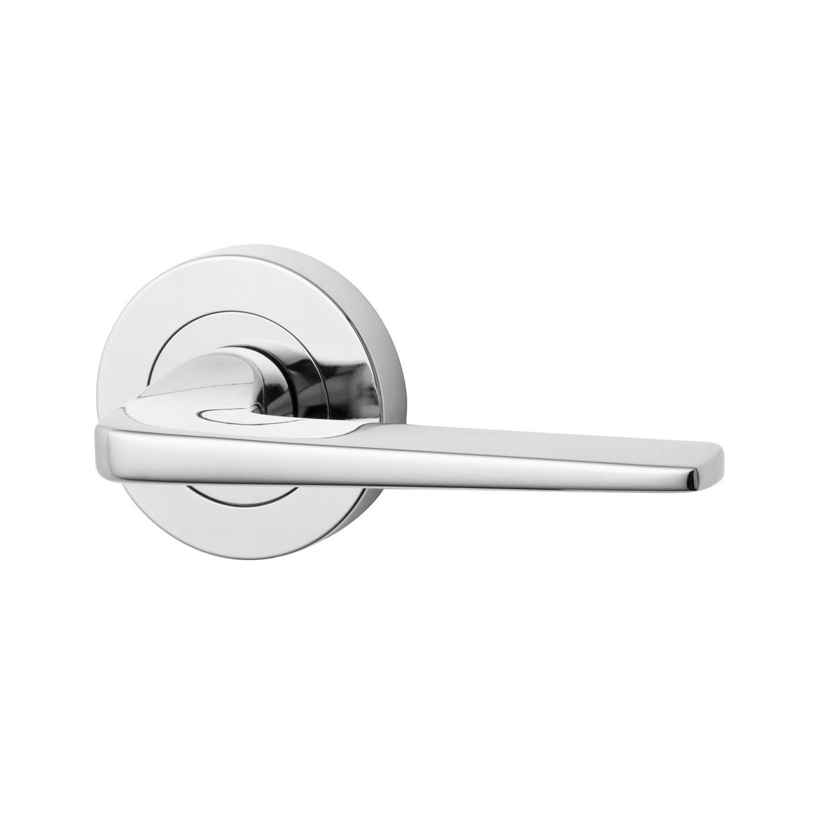 Lockwood Door Handle 1220 Series Symphony 32 Lever On Rose Satin Chrome Free Shipping Scl