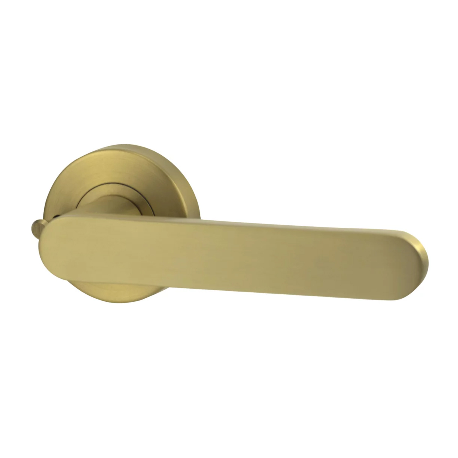 Lockwood Vivid V3 Privacy Set Includes Latch 130mm Satin Brass Pvd Viv2 