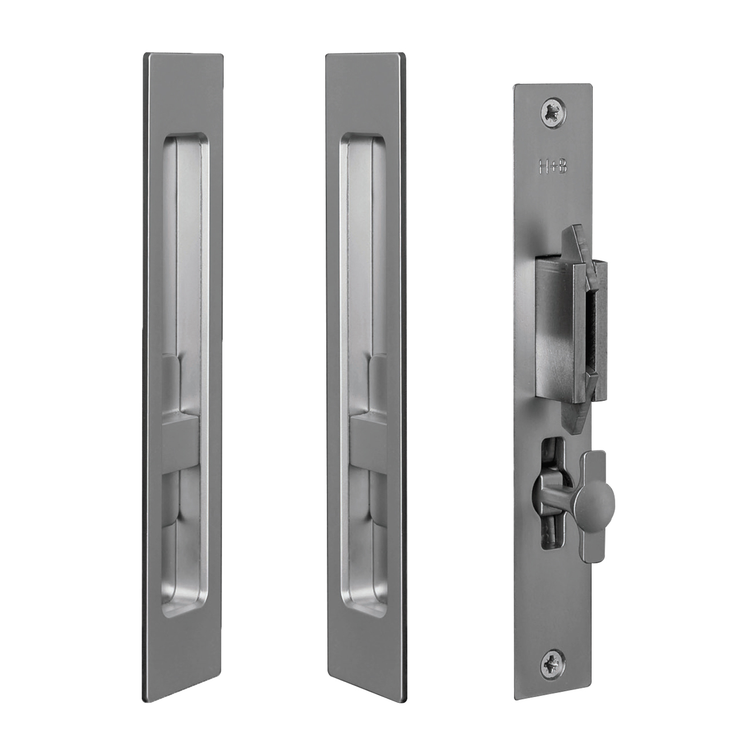 Halliday & Baillie Sliding Door Set Flush Pull Snib Both Sides 310mm ...