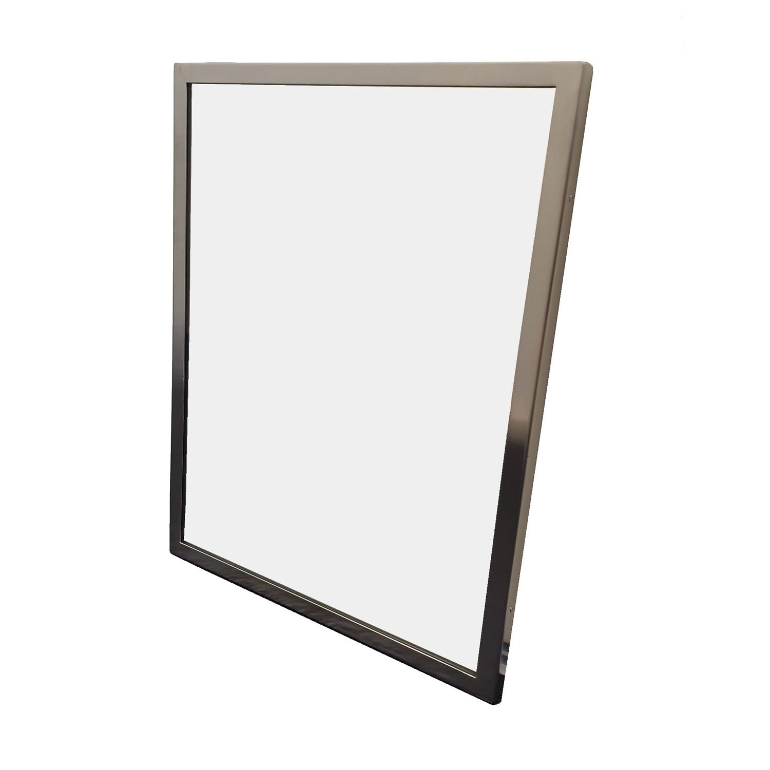 Metlam Framed Mirror 610x910mm Satin Stainless Steel ML771_4 | Keeler ...