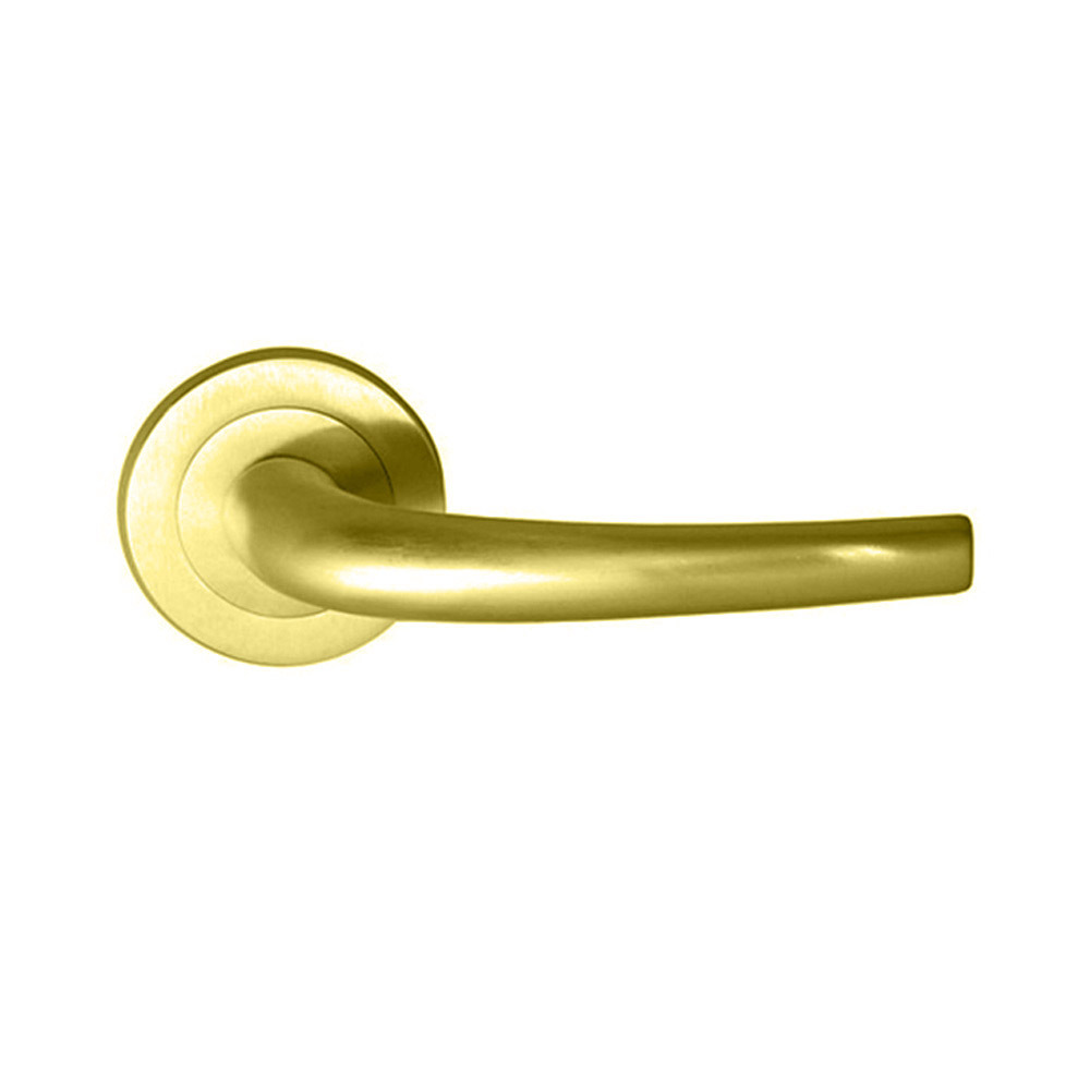 Parisi Romina Door Lever Handle on Rose Passage 52mm Polished Brass ...