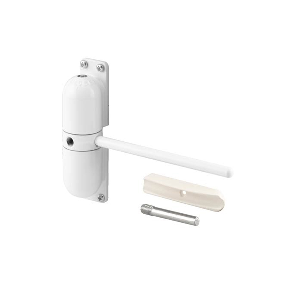 Astra Gibcloser Surface Mounted Door Closer White GIBC10 | Keeler Hardware