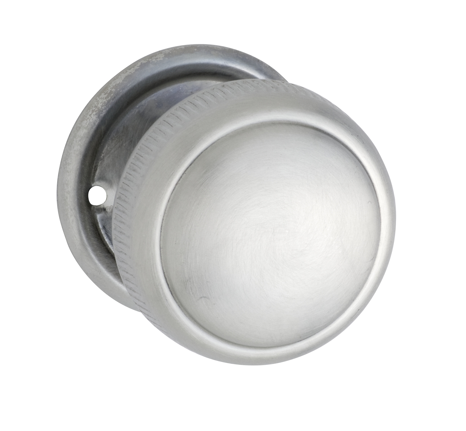 Tradco Larged Milled Edged Mortice Knob Satin Chrome 0889 - Customise ...