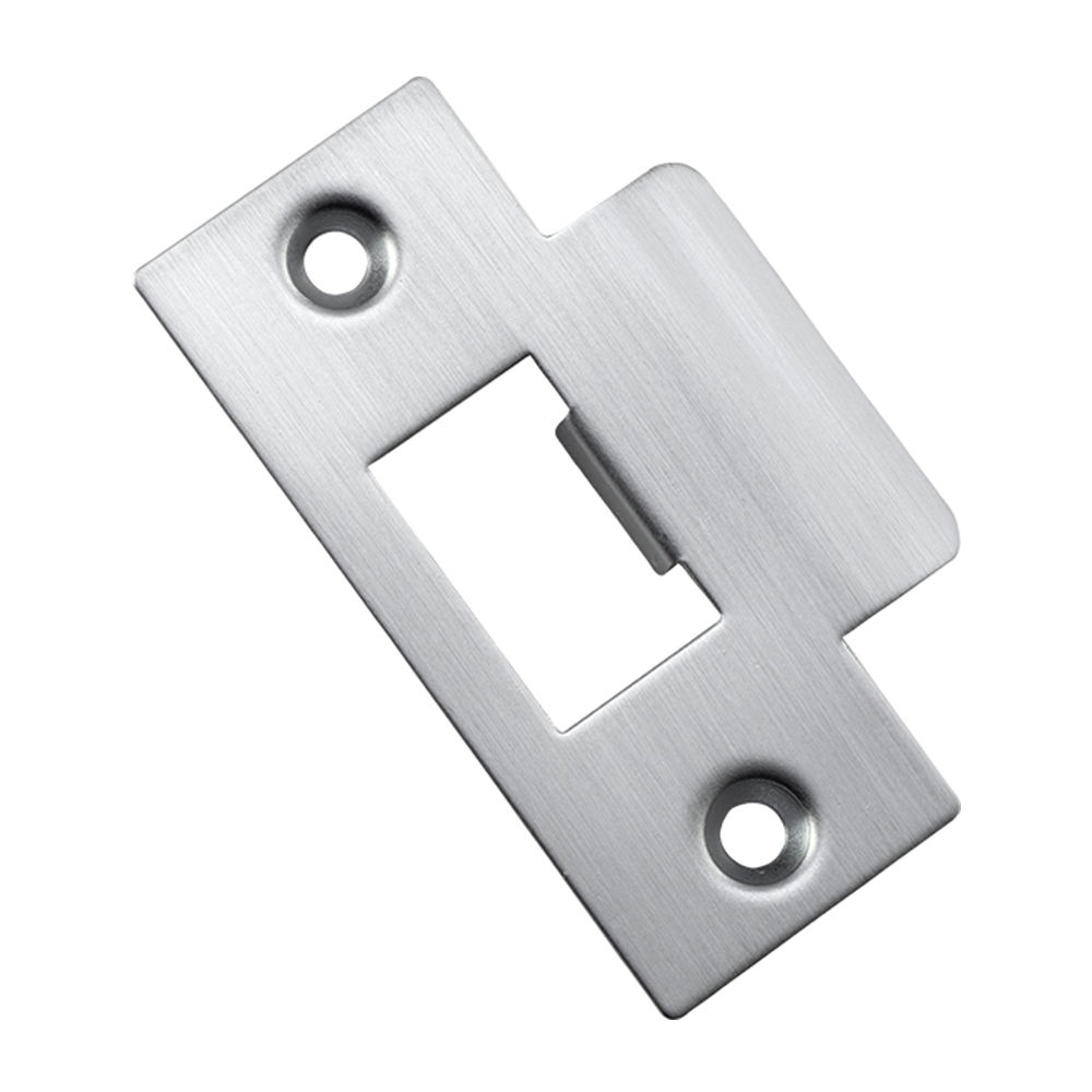 Iver Metal Door Tube Latch Striker Brushed Chrome 20495 | Keeler Hardware