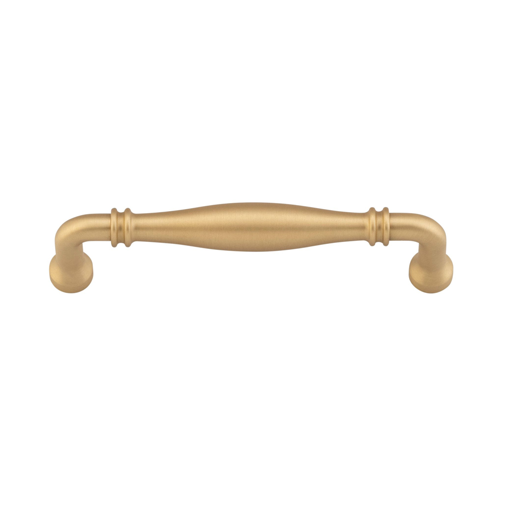 Iver Sarlat Cabinet Pull Handle CTC 128mm Brushed Brass 21066 | Keeler ...