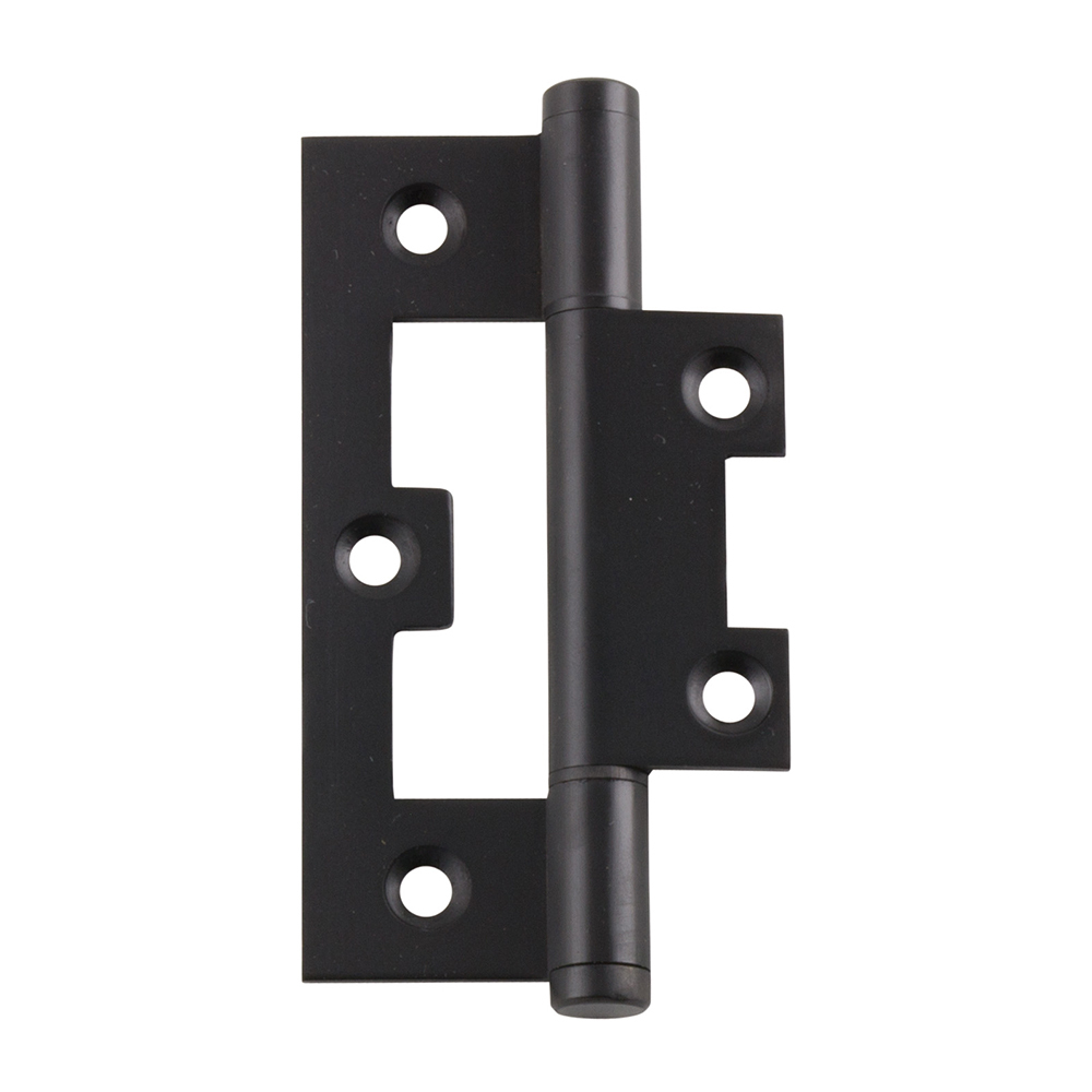 Iver Hirline Hinge 89mm Matt Black 2998 | Keeler Hardware