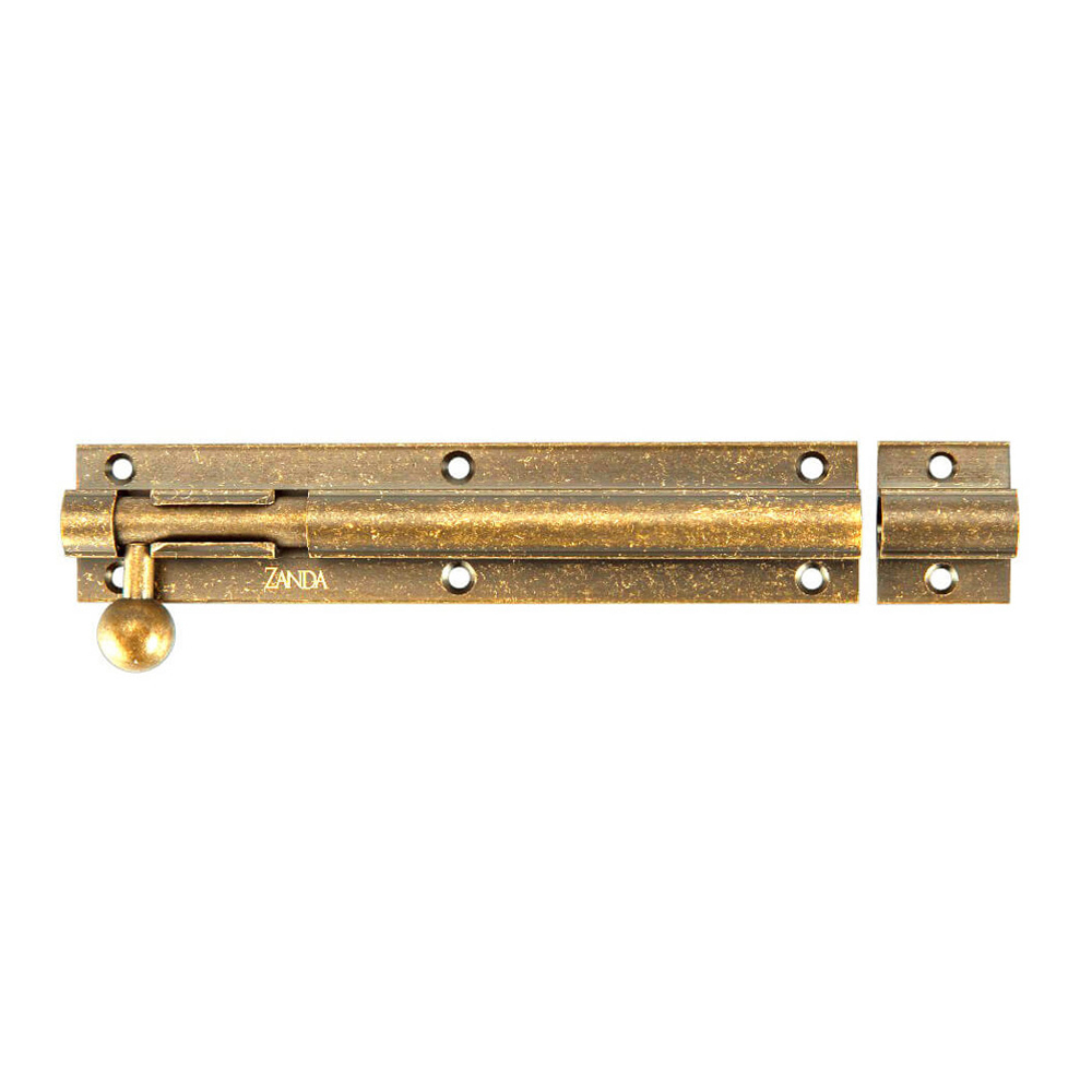 Zanda Heavy Duty Straight Barrel Bolt 150x31x30mm Rustic Brass 5224.RB ...