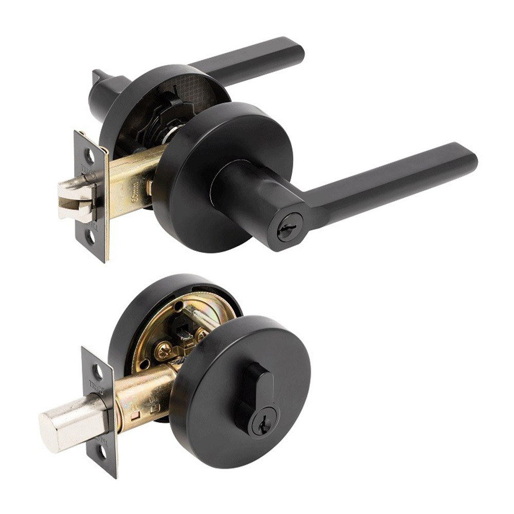 Zanda Alto Lever Combination Set Matt Black 9135.BLK | Keeler Hardware