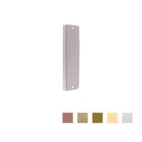 Lockwood Furniture Square End Plate Plain Plate Visible Fix - Available in Various Finishes