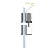 *Nonreturnable Item* Lockwood Padde Es8000 V-Lock Glass Door Housing 208000-000 (MTO 4)