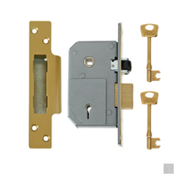 Chubb Union Mortice Sashlock 67mm - Available in Polished Brass and Satin Chrome