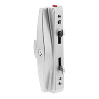 Lockwood Onyx Slim Pull/Slim Pull Universal Strike 5 Pin Double Cylinder Satin Chrome 9A3A2/5PSP