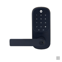 Yale Assure Keyed Door Digital Lever Lock with Yale Home Module - Available in Matt Black and Satin Chrome
