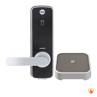 Yale Unity Entrance Smart Lock Fire Rated with Connect Plus Bride Silver YUR/DEL/FR/PBDG/SIL