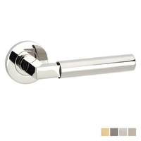 Alexander and Wilks Plain Hurricane Lever on Round Rose - Available in Various Finishes
