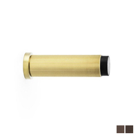 Alexander and Wilks Reeded Projection Cylinder Door Stop 75mm - Available in Various Finishes