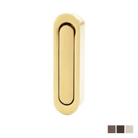 Alexander and Wilks Radius Sliding Door Edge Pull - Available in Various Finishes