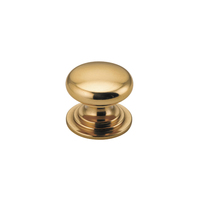 Iver Sarlat Cupboard Knob Handle 32mm Polished Brass 0558