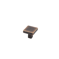 Restocking Soon: ETA Mid December - Castella Linea Italiana Square Knob Dark Bronze 25mm 504.025.41