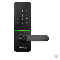 Lion Head Regent Luxe Digital Entrance Door Lock with Built In Wi-Fi - Available in Various Finishes