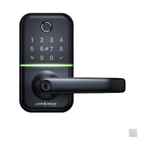 Lion Head Carlisle Luxe Digital Entrance Door Lock - Available in Black and Silver Finish