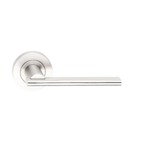 Dormakaba Coastal Passage Door Lever Handle on Round Rose 53mm Polished Stainless Steel 4300/36PSS