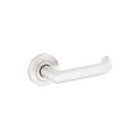 Dormakaba Coastal Passage Door Handle on Round Rose 53mm Polished Stainless Steel 4300/82TPSS