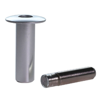 Restocking Soon: ETA End October - Fantom Magnetic Door Stop Concealed Satin Chrome Plated TRADE-SATIN-NYLON