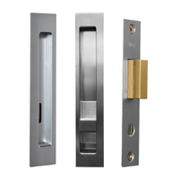 *Nonreturnable Item* Halliday & Baillie Pivot Door Privacy Set Flush Pull Snib/Indicator 250mm Satin Chrome HB1655D-SC (MTO 40)