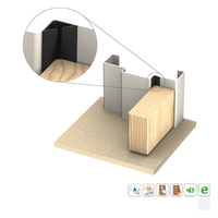 Kilargo Batwing Selfadhesive Perimeter Door Seal - Available in Various Finishes and Sizes