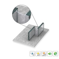 Kilargo Frameless Glass Sweep Seal for Frameless Glass Sliding Doors - Available in 2500mm and 3000mm