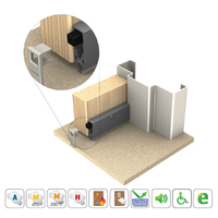 Kilargo Medium Duty Automatic Door Bottom Seal IS8011si-KG - Available in Various Sizes