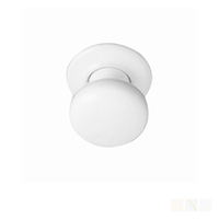 KR Lucas Northcote China Door Knob Furn on Rose 58mm - Available in Various Finishes