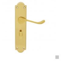 KR Lucas Pavtom Scroll Door Lever Shaped Privacy - Available in Various Finishes