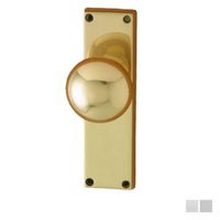 KR Lucas Pavtom Scroll Oval Door Knob on Plate - Available in Various Finishes