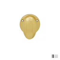 KR Lucas Pavtom Oval Door Knob Handle Visible Fix - Available in Various Finishes