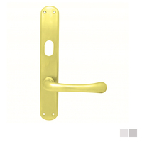 KR Lucas Pavtom Milena Door Handle Lever Oval Lock Plate - Available in Various Finishes