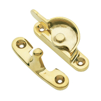 KR Lucas Window Fitch Sash Fastener Polished Brass Unlacquered 9013PBU