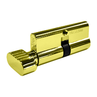 LDH Protector Euro Cylinder Key/Turn Polished Brass - Available in Various Sizes