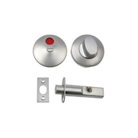 Metlam Morticed Lock & Indicator Set Concealed Fix Satin Chrome Plate 300_MORT60_SCP