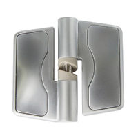 Metlam Gravity Hinge Concealed Screw Fix Satin Chrome Plate 301