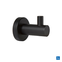 Metlam Hat and Coat Hook 47x51x65mm Matt Black ML2709_DESIGNER