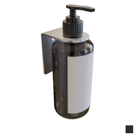 Metlam Single Soap Bottle Holder - Available in Designer Black and Satin Stainless Finish