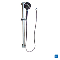 Metlam Vertical Shower Grab Rail Kit 800mm Satin Stainless Steel ML_SK338_SS