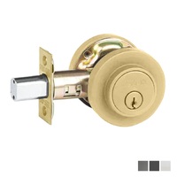 N2lok Low Profile Deadbolt Round Single Cylinder - Available in Various Finishes