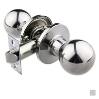 N2lok Pila Door Knob on Round Rose Passage Set - Available in Various Finishes