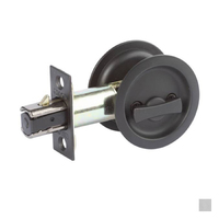 N2lok Sliding Door Cavity Lock Privacy Set Clear Pack - Available in Satin Chrome and Matt Black