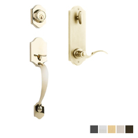 N2lok Charente Door Handle Interconnect Flutto Lever Entrance Set - Available in Various Finishes