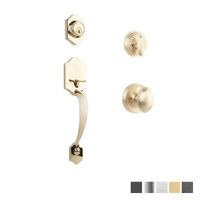 N2lok Charente Single Cylinder Entry Set with Egg Door Knob - Available in Various Finishes